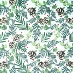 Outlet ⭐ Pinecone Cotton Fabric by Loops & Threads® ❤️