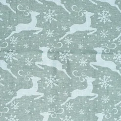 Deals 👍 White Deer Cotton Fabric by Loops & Threads® ✔️
