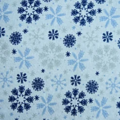 Deals 🌟 Blue Snowflake Cotton Fabric by Loops & Threads® ❤️