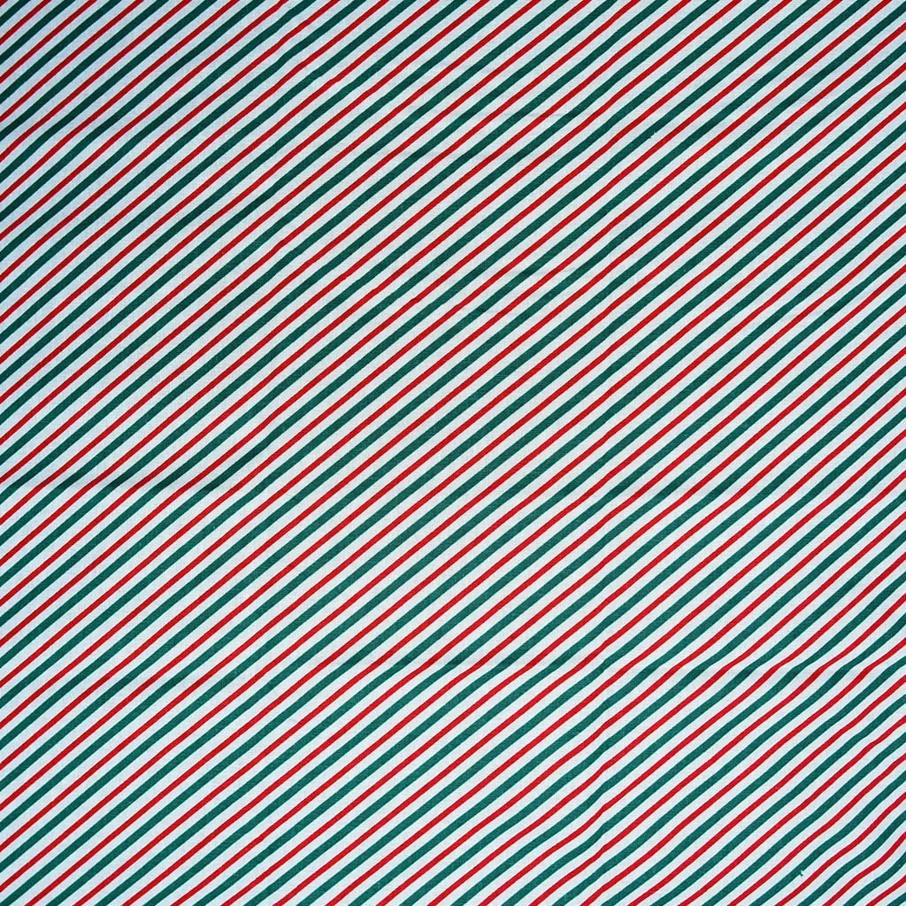 Cheap β Red and Green Stripe Cotton Fabric by Loops & Threads® π 4 Cheap β Red and Green Stripe Cotton Fabric by Loops & Threads® π - Image 2