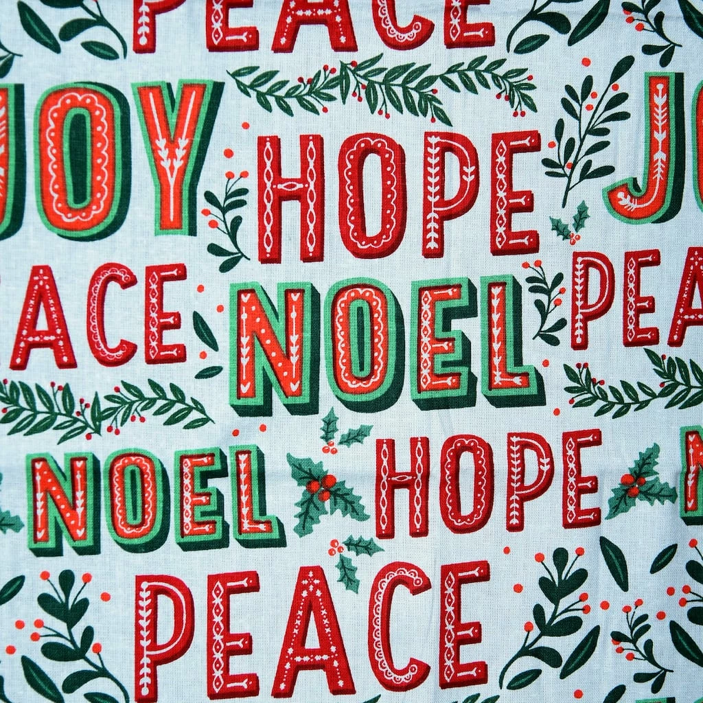 Promo π Peace, Hope & Noel Cotton Fabric by Loops & Threads® βοΈ 3 Promo π Peace, Hope & Noel Cotton Fabric by Loops & Threads® βοΈ