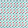 Cheapest ⌛ Red & Green Polka Dot Cotton Fabric by Loops & Threads® 🥰