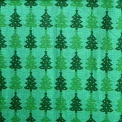 Coupon ✨ Green 😉 Christmas Trees Cotton Fabric by Loops & Threads® 🥰