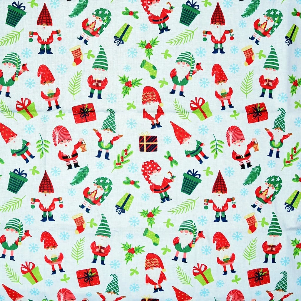 Best Sale ⌛ Christmas Gnomes Cotton Fabric by Loops & Threads® ✔️ 4 Best Sale ⌛ Christmas Gnomes Cotton Fabric by Loops & Threads® ✔️ - Image 2