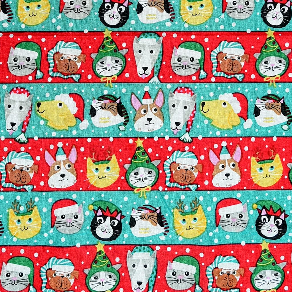 Budget π Christmas Pets Cotton Fabric by Loops & Threads® βοΈ 3 Budget π Christmas Pets Cotton Fabric by Loops & Threads® βοΈ