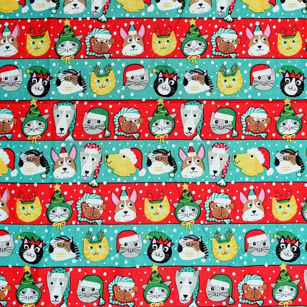 Budget π Christmas Pets Cotton Fabric by Loops & Threads® βοΈ 4 Budget π Christmas Pets Cotton Fabric by Loops & Threads® βοΈ - Image 2