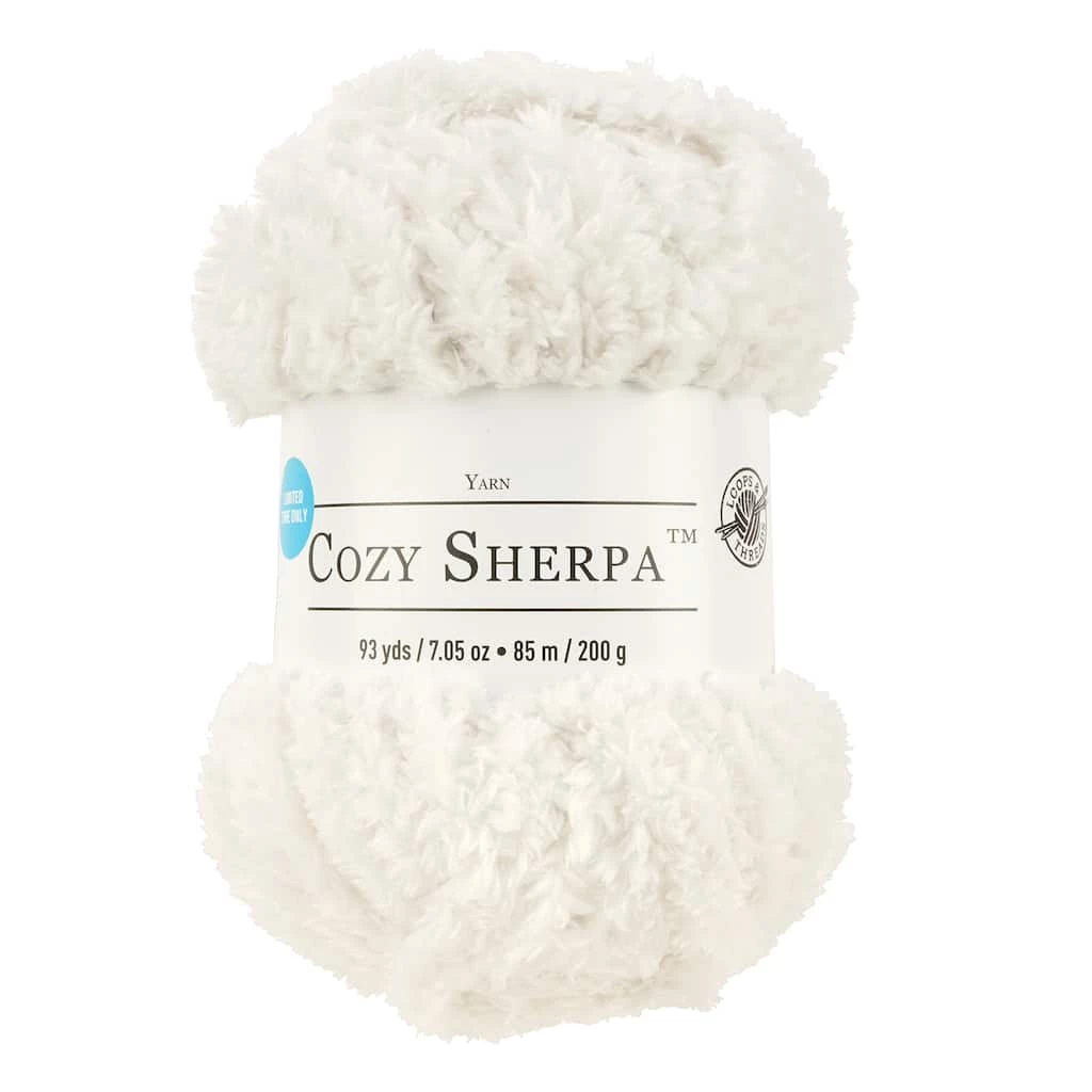 Outlet 🧨 Cozy Sherpa™ Yarn by Loops & Threads® 🥰 3 Outlet 🧨 Cozy Sherpa™ Yarn by Loops & Threads® 🥰