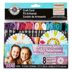 Flash Sale 😉 12 Packs: 105 ct. (1260 total) Glamour 👏 Girls Craft Cord by Loops and Threads™ by Loops & Threads ✨