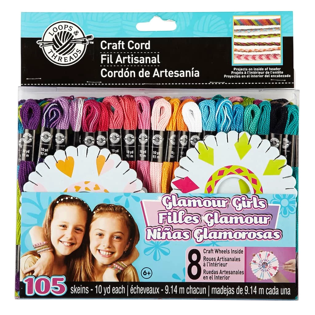 Flash Sale π 12 Packs: 105 ct. (1260 total) Glamour π Girls Craft Cord by Loops and Threads™ by Loops & Threads β¨ 3 Flash Sale π 12 Packs: 105 ct. (1260 total) Glamour π Girls Craft Cord by Loops and Threads™ by Loops & Threads β¨