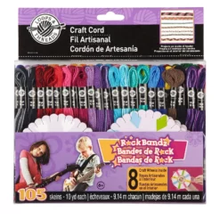 Flash Sale 🔥 12 Pack: Rock Bandz Craft Cord by Loops & Threads™ ⌛