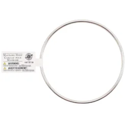 Best Sale ✔️ 36 Pack: Nickel-Plated Macramé Hoop by Loops & Threads® 😉
