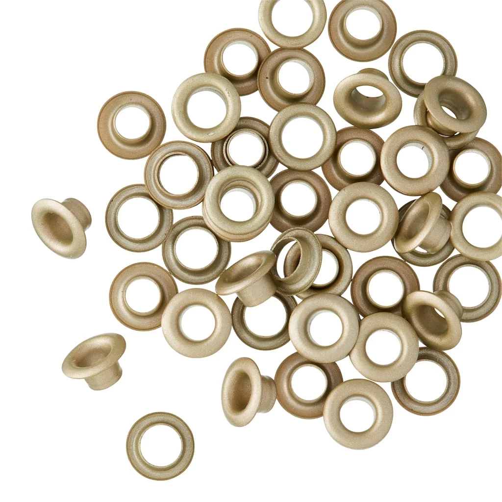 Outlet π₯ 12 Packs: 25 ct. (600 total) 3/16" Antique Brass Eyelets by Loops & Threads™ π 3 Outlet π₯ 12 Packs: 25 ct. (600 total) 3/16" Antique Brass Eyelets by Loops & Threads™ π
