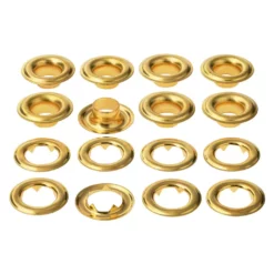 Wholesale ⭐ 12 Packs: 8 ct. (96 total) 7/16" Gold Eyelets by Loops & Threads™ 👍