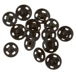 Discount ⌛ 12 Packs: 8 ct. (96 total) Black Sew-On Snaps by Loops & Threads™ 🌟 -Cheap The Yarnova Store MP354227 31