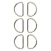Promo 🥰 12 Packs: 6 ct. (72 total) 3/4" Metal D-Rings by Loops & Threads™ 🔔 -Cheap The Yarnova Store MP354236 31