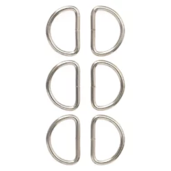 Promo 🥰 12 Packs: 6 ct. (72 total) 3/4" Metal D-Rings by Loops & Threads™ 🔔