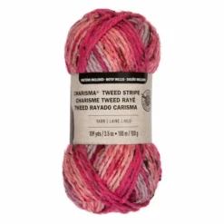 Brand new ⌛ 15 Pack: Charisma™ Tweed Stripe Yarn by Loops & Threads® 🔔 -Cheap The Yarnova Store MP519019 1