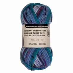 Brand new ⌛ 15 Pack: Charisma™ Tweed Stripe Yarn by Loops & Threads® 🔔 -Cheap The Yarnova Store MP519020 1