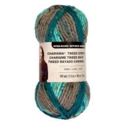Brand new ⌛ 15 Pack: Charisma™ Tweed Stripe Yarn by Loops & Threads® 🔔 -Cheap The Yarnova Store MP519022 1