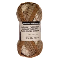 Brand new ⌛ 15 Pack: Charisma™ Tweed Stripe Yarn by Loops & Threads® 🔔 -Cheap The Yarnova Store MP519023 1